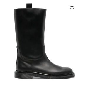 The Row Ranger Tubo Boots Black Leather -  size 39